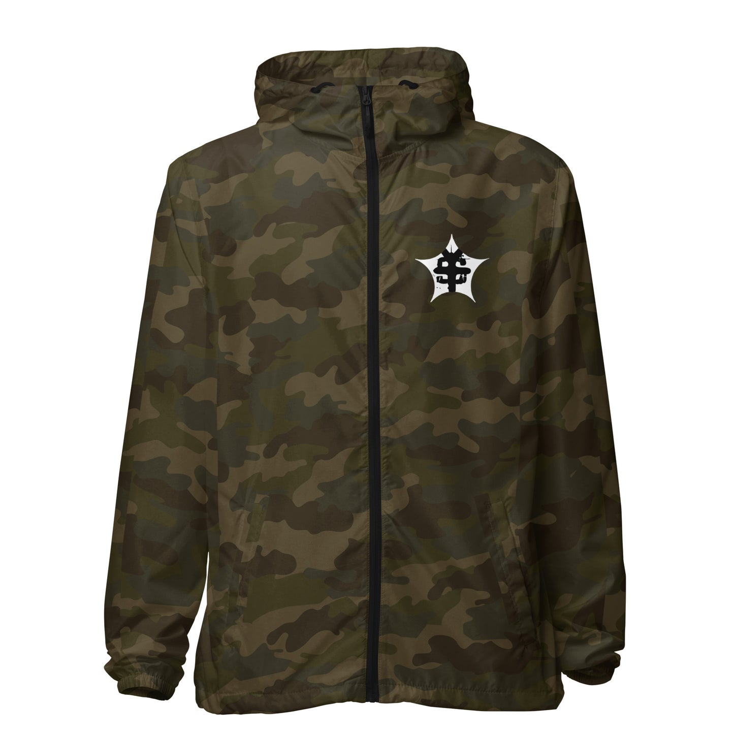 super Unisex lightweight zip up windbreaker