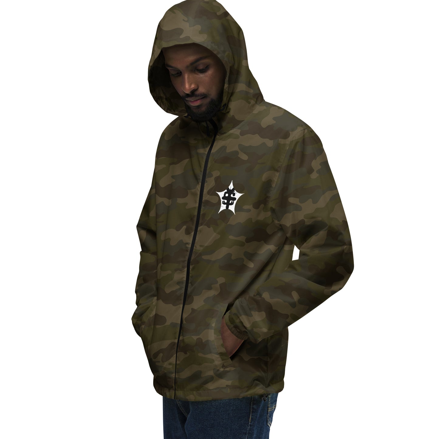 super Unisex lightweight zip up windbreaker