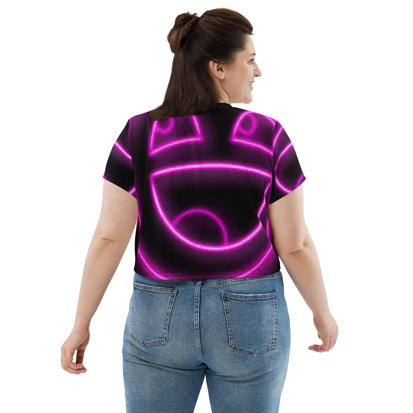 SUPA All-Over Print Crop Tee