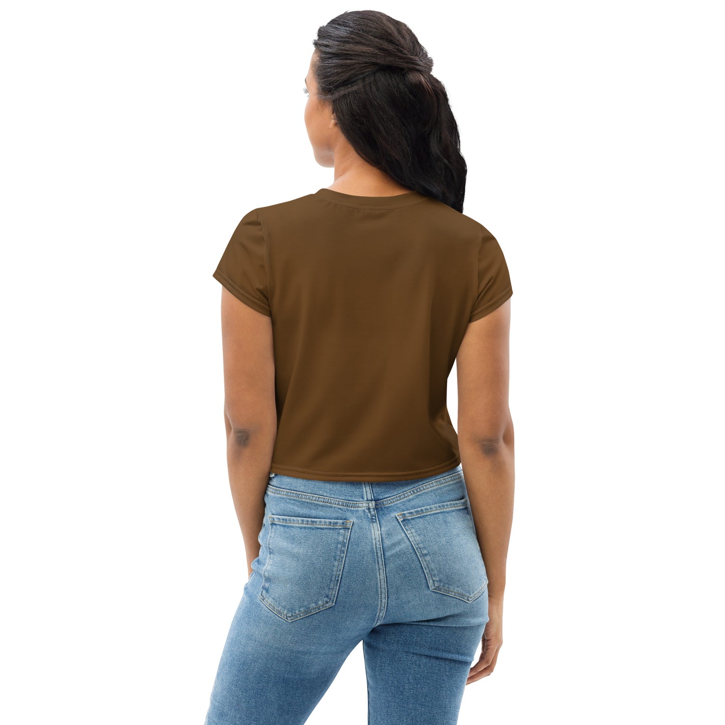 Voyea All-Over Print Crop Tee