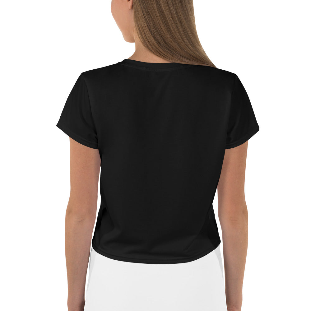 Voyea   All-Over Print Crop Tee