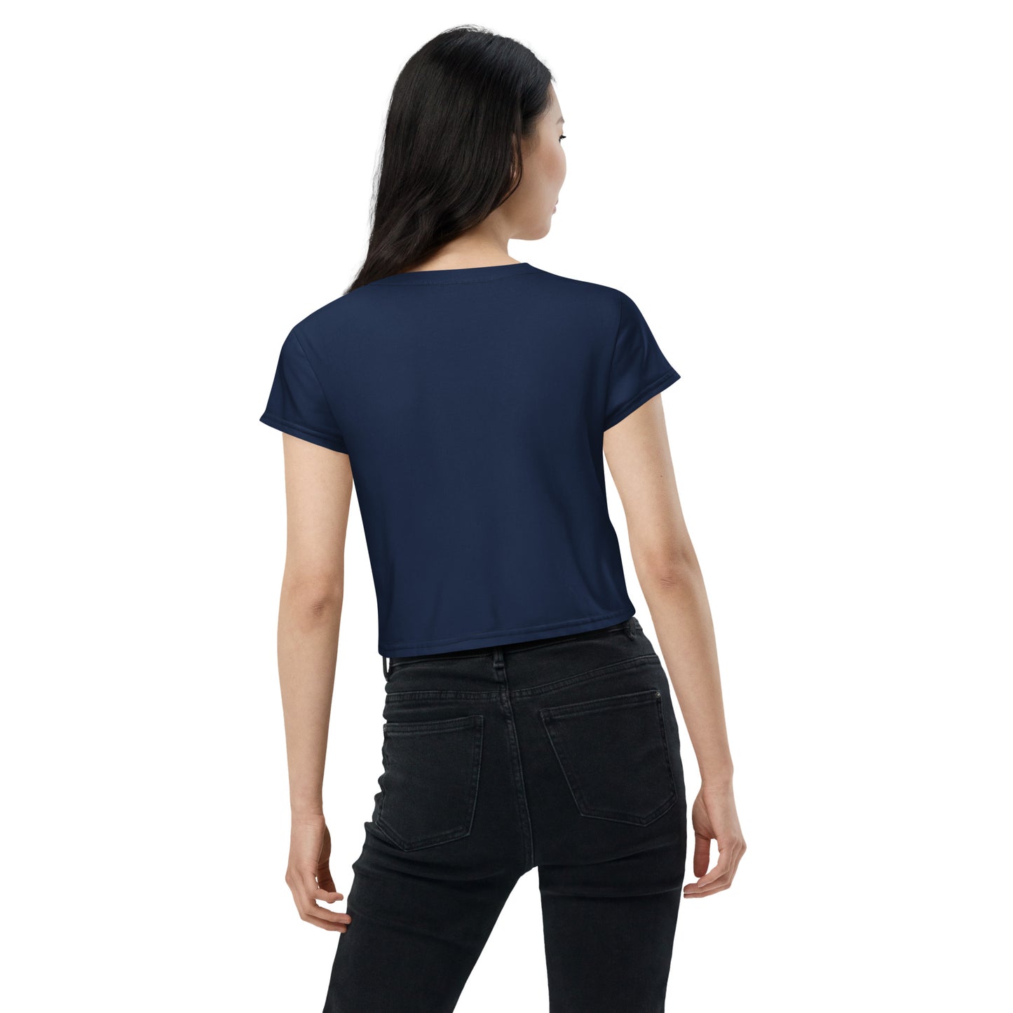 Voyea All-Over Print Crop Tee