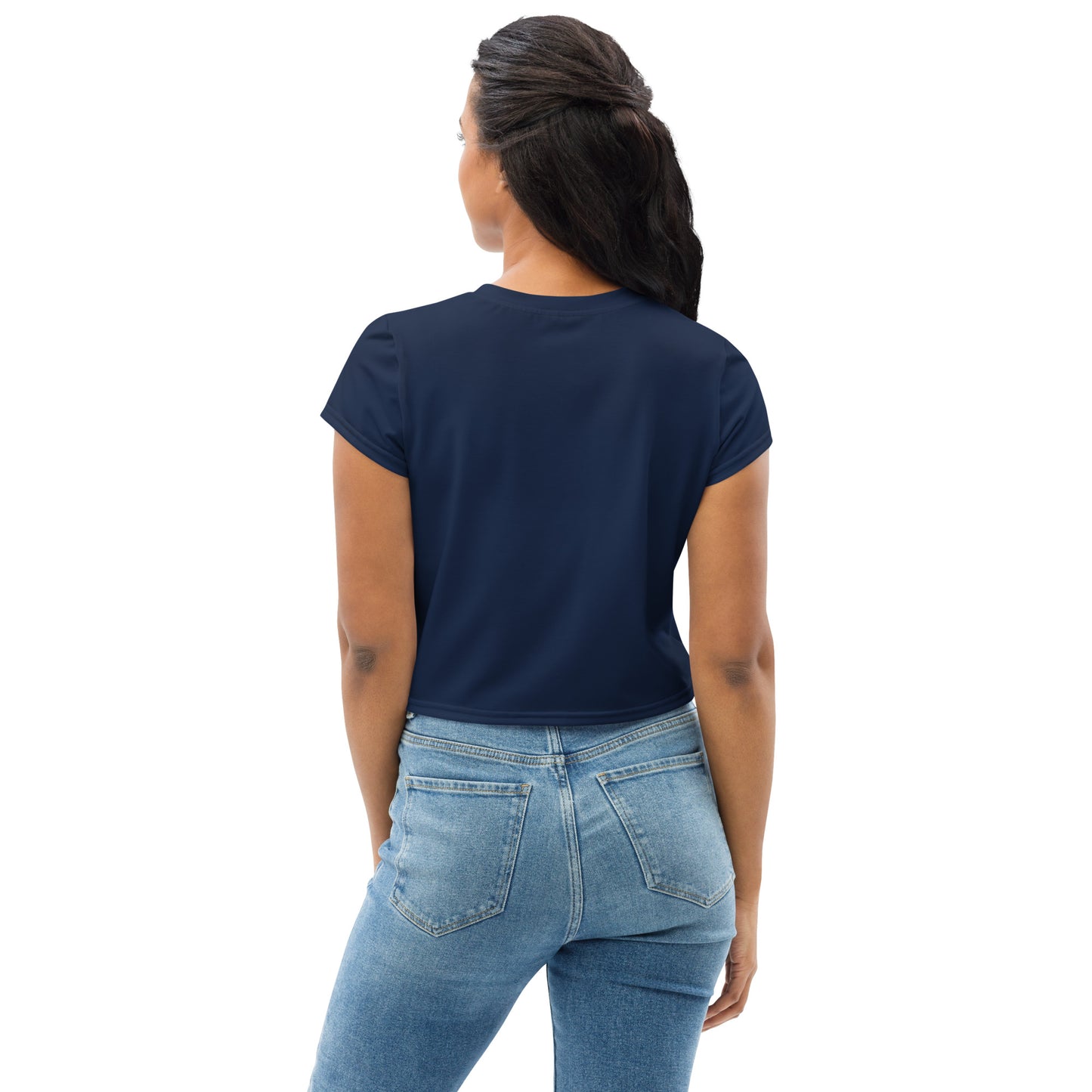 Voyea All-Over Print Crop Tee