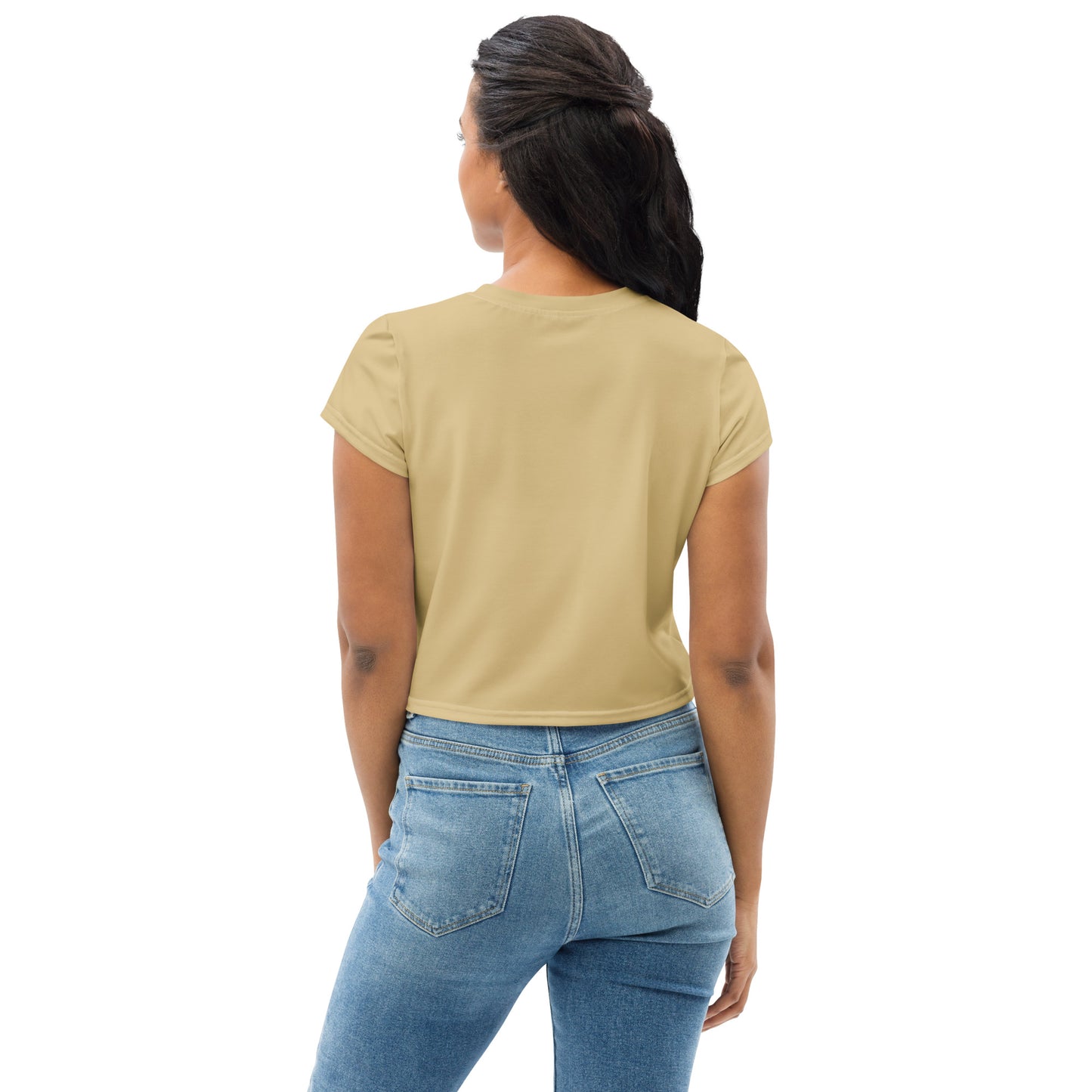 Voyea nAll-Over Print Crop Tee