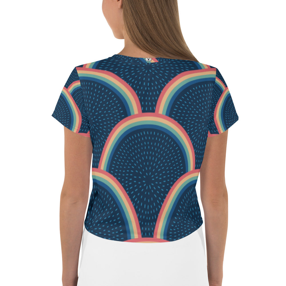 SUPA All-Over Print Crop Tee