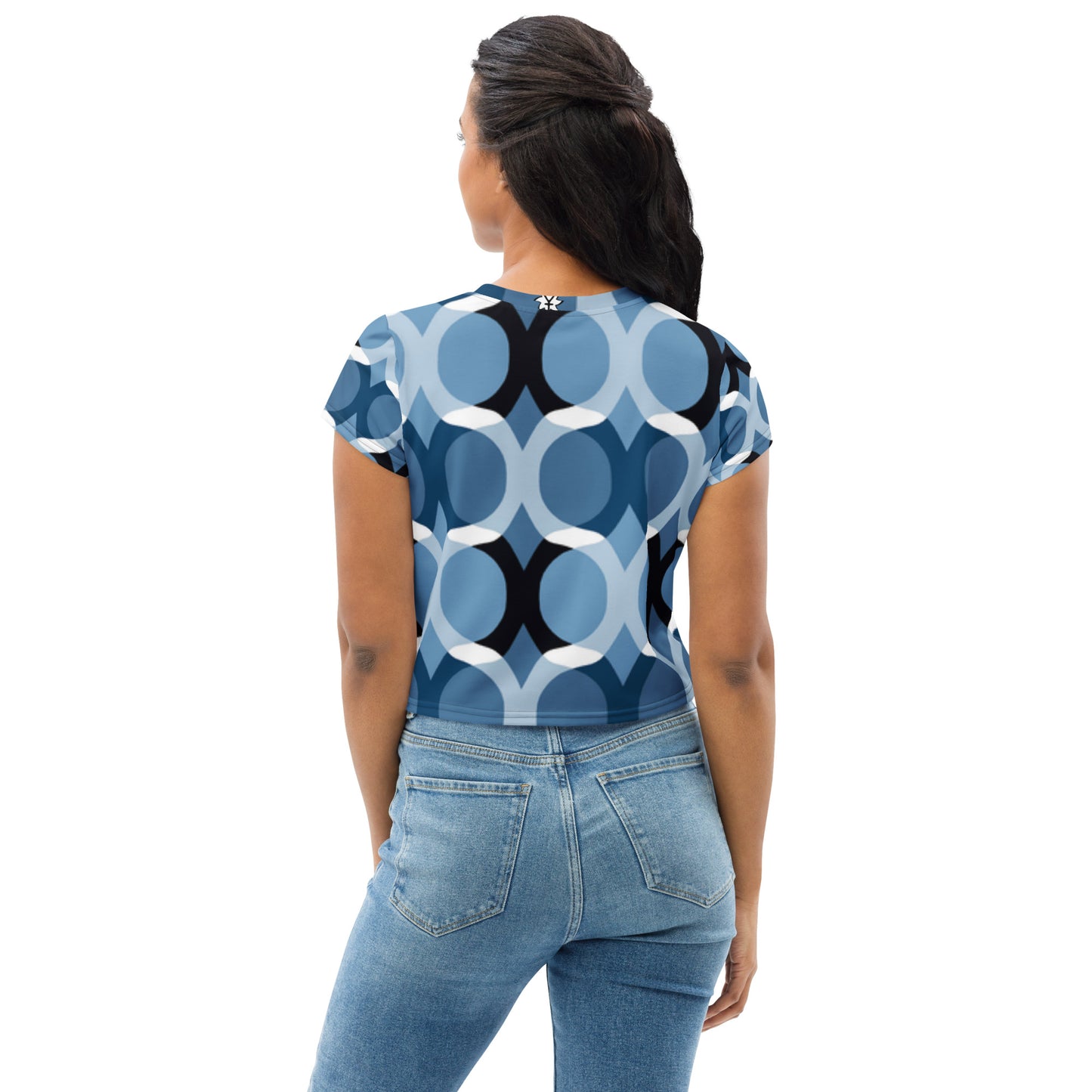 SUPA All-Over Print Crop Tee