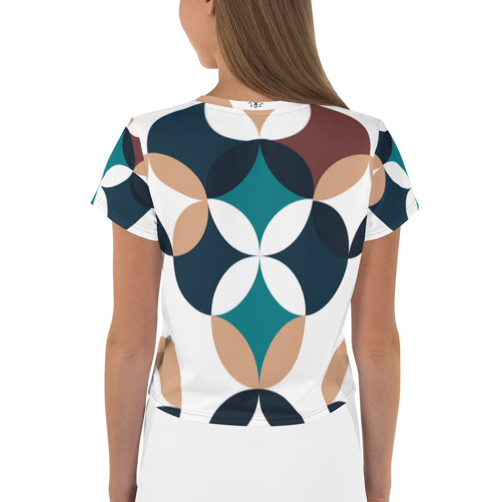 SUPA All-Over Print Crop Tee