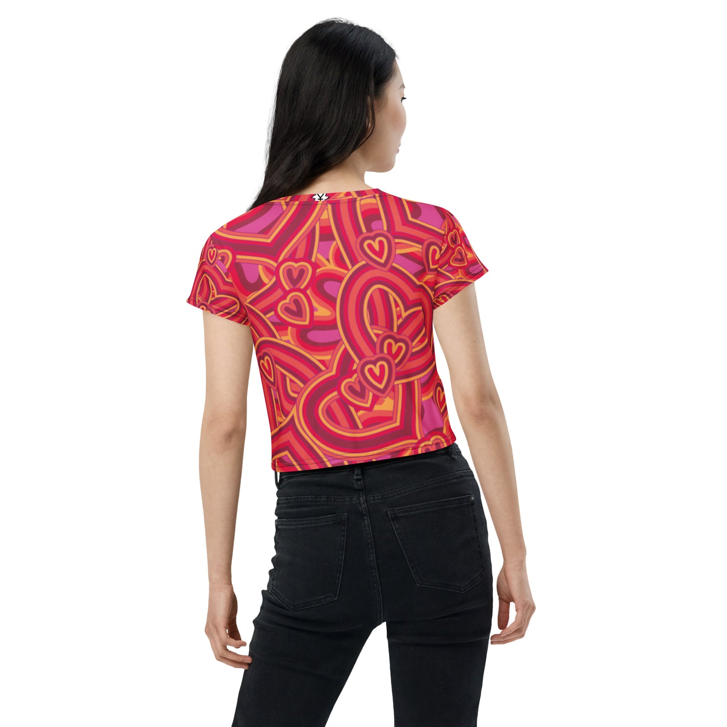 SUPA All-Over Print Crop Tee