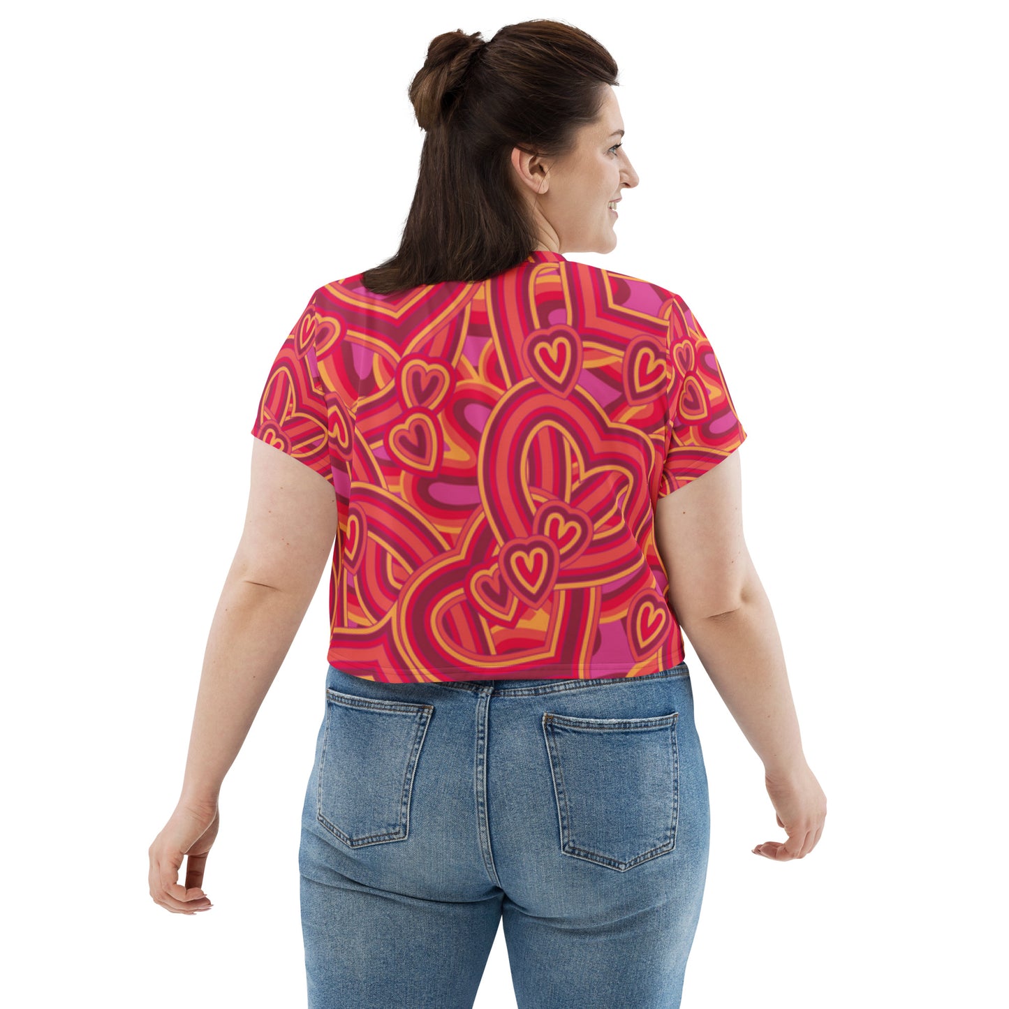 SUPA All-Over Print Crop Tee