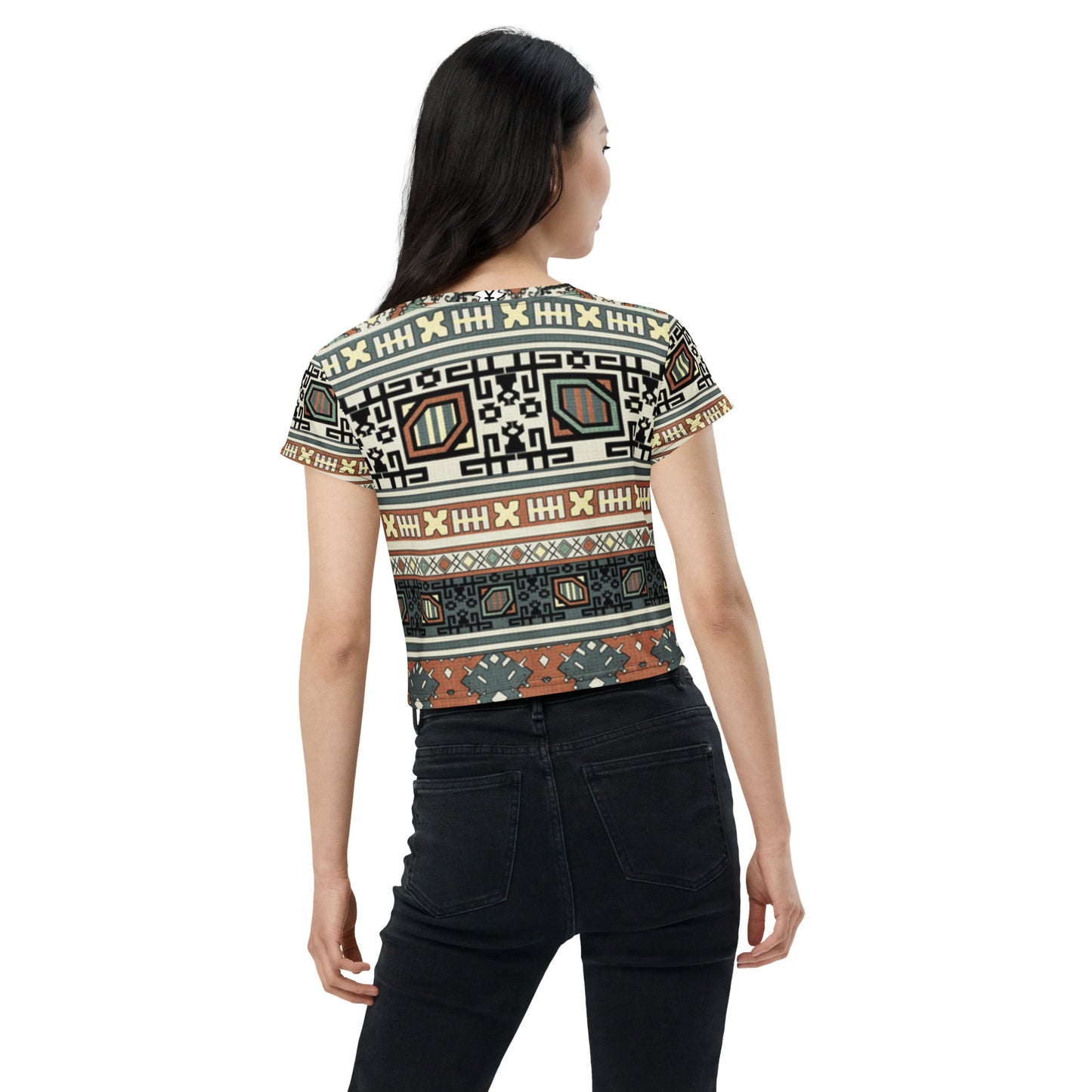 SUPA All-Over Print Crop Tee
