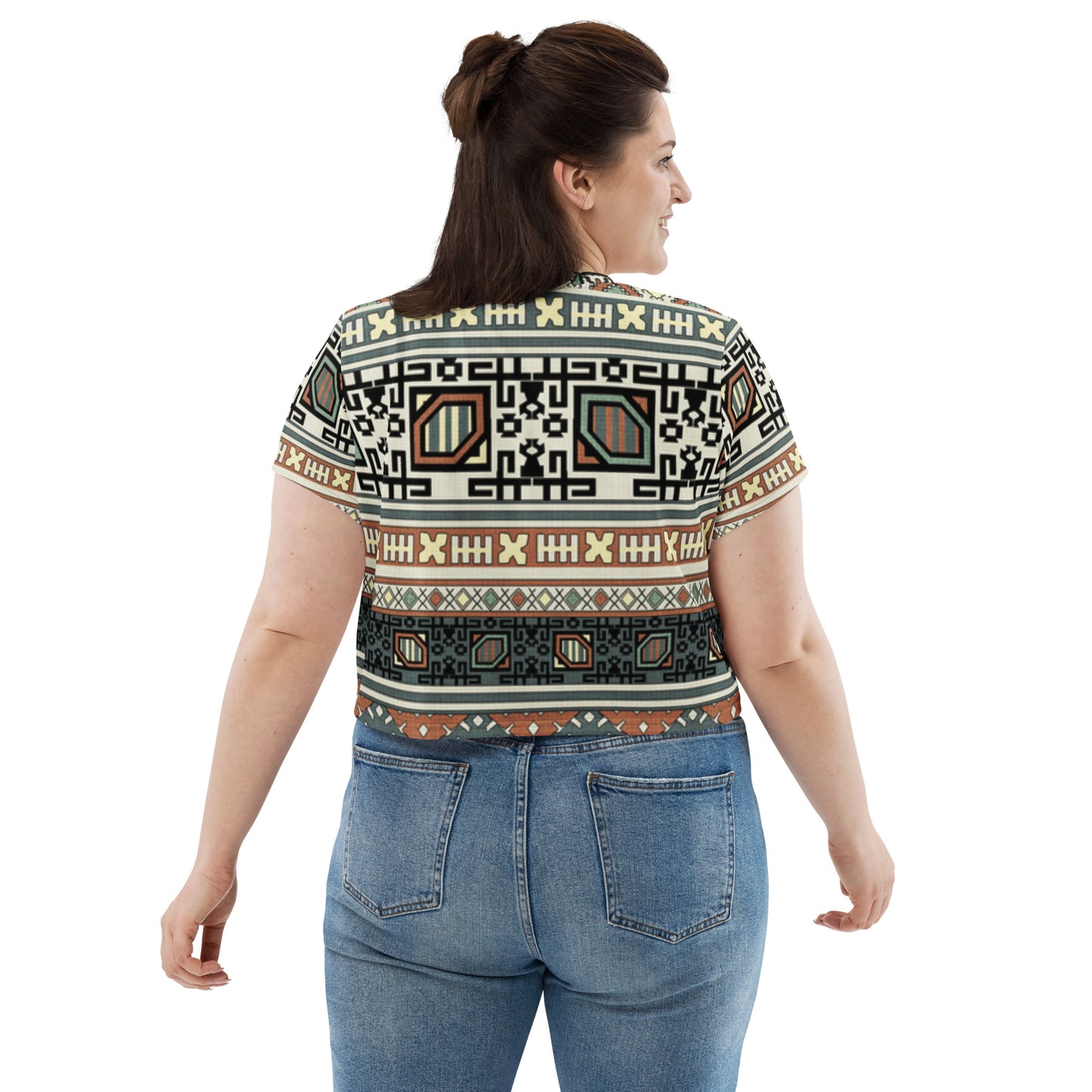 SUPA All-Over Print Crop Tee