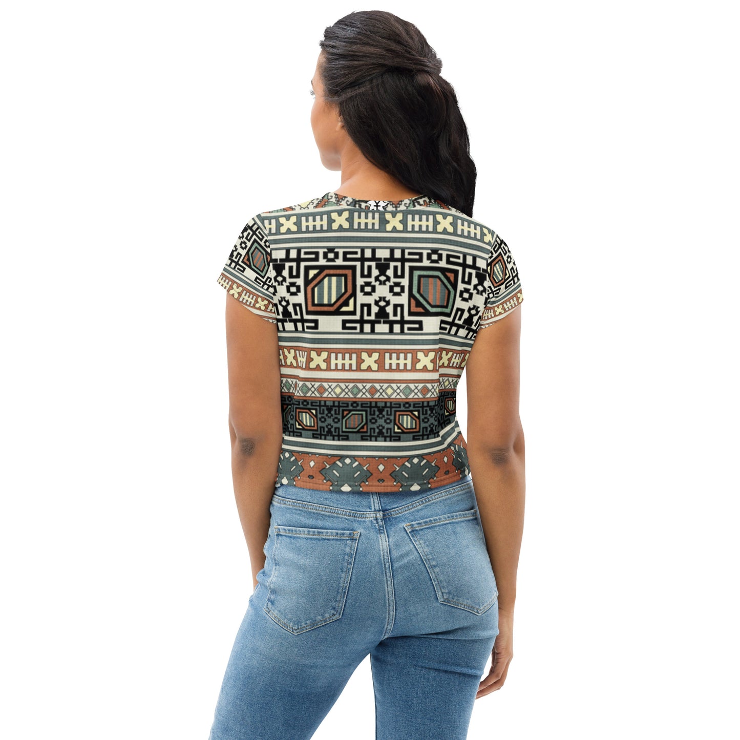 SUPA All-Over Print Crop Tee