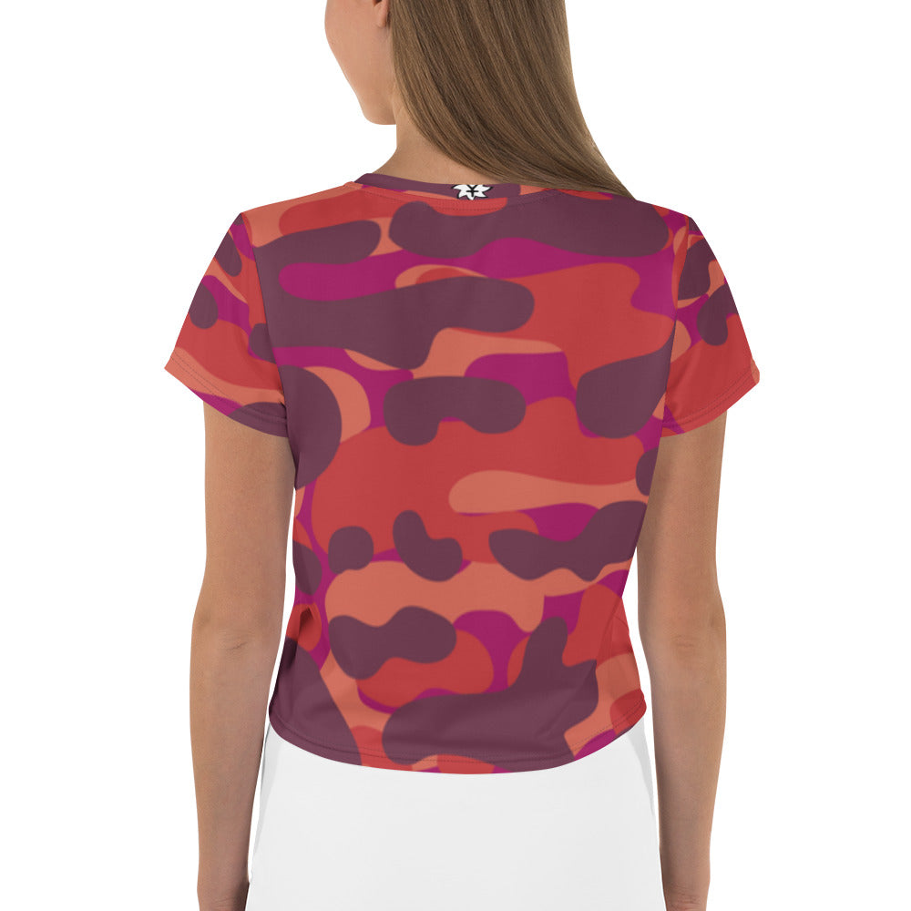 SUPA All-Over Print Crop Tee