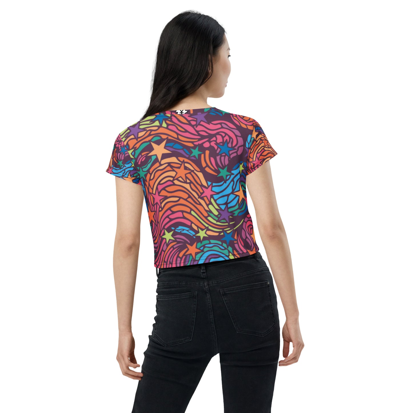 supa All-Over Print Crop Tee