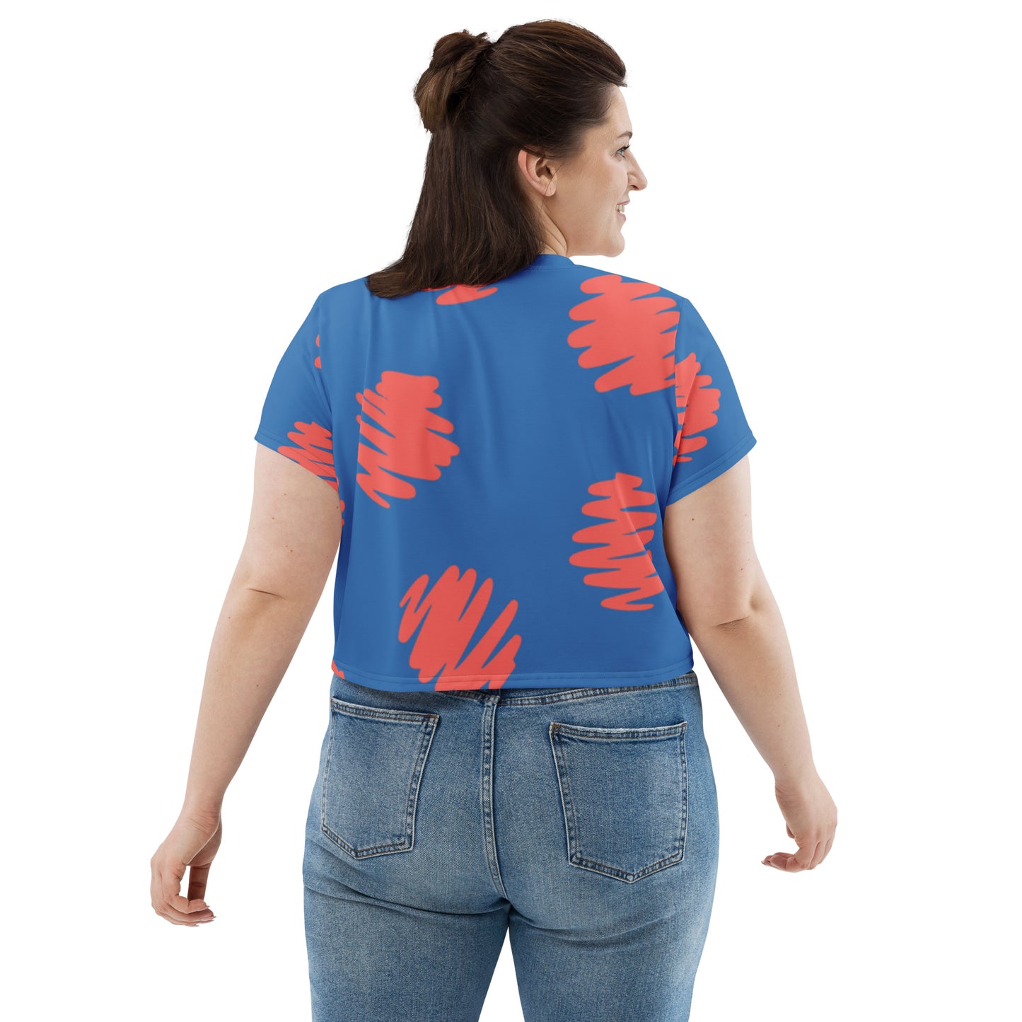 SUPA All-Over Print Crop Tee
