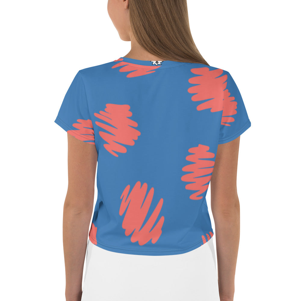 SUPA All-Over Print Crop Tee