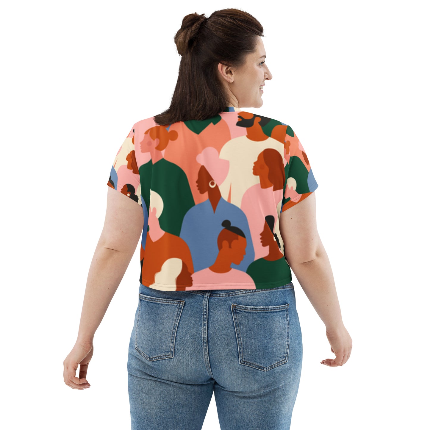 SUPA All-Over Print Crop Tee