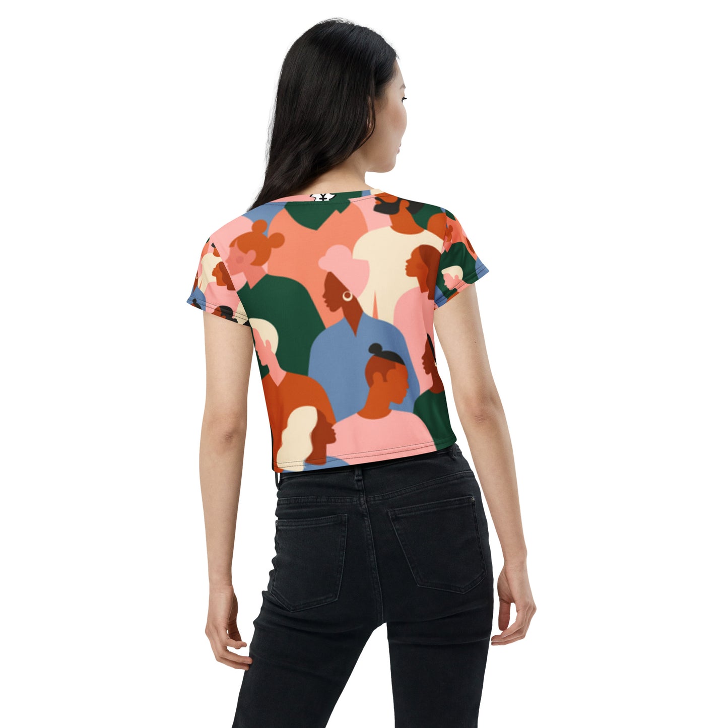 SUPA All-Over Print Crop Tee