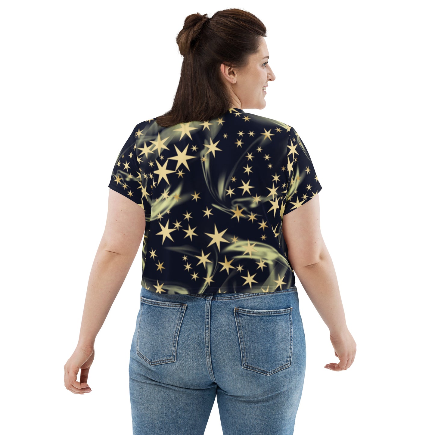 SUPA All-Over Print Crop Tee