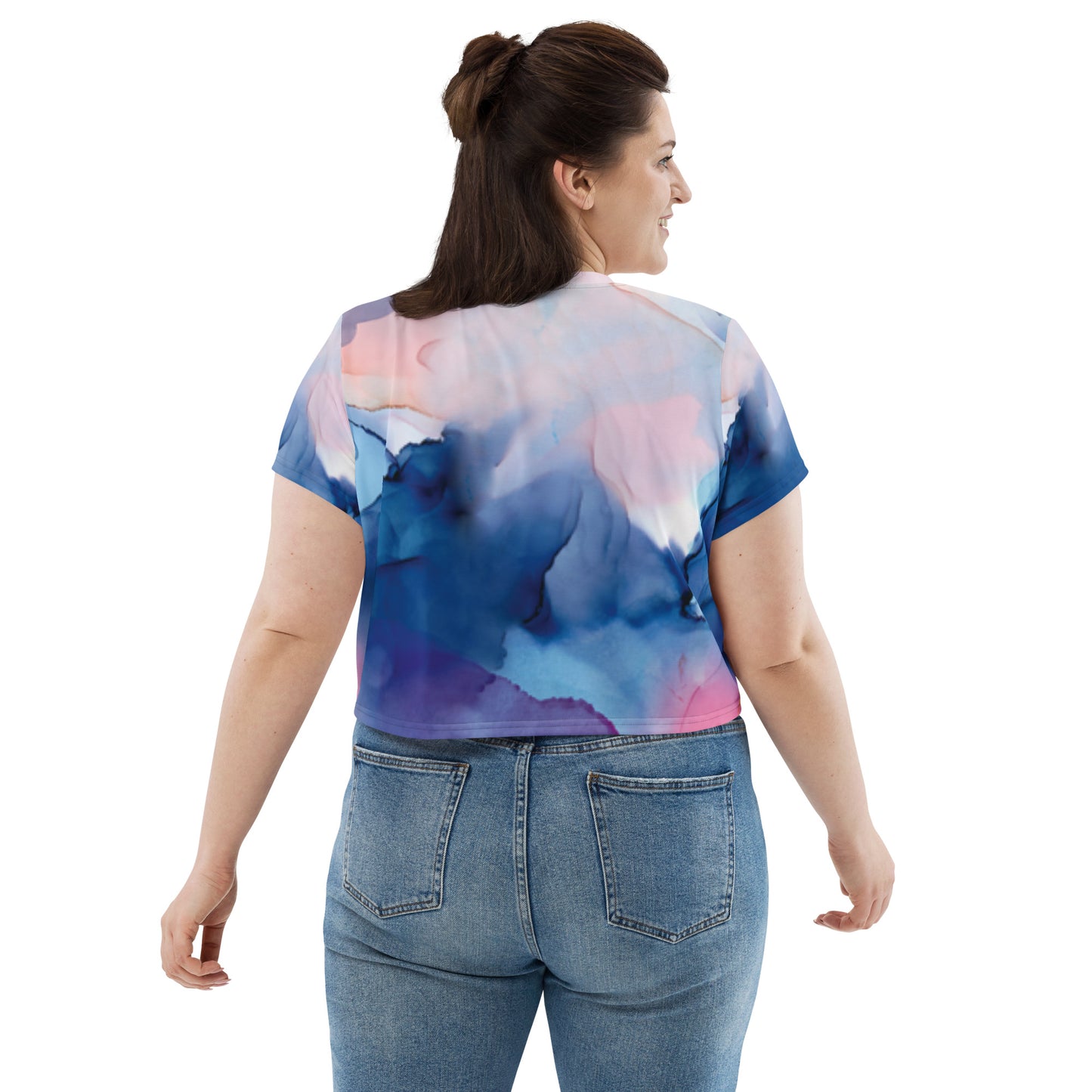 SUPA All-Over Print Crop Tee