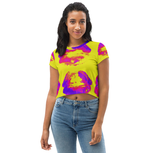 SUPA All-Over Print Crop Tee