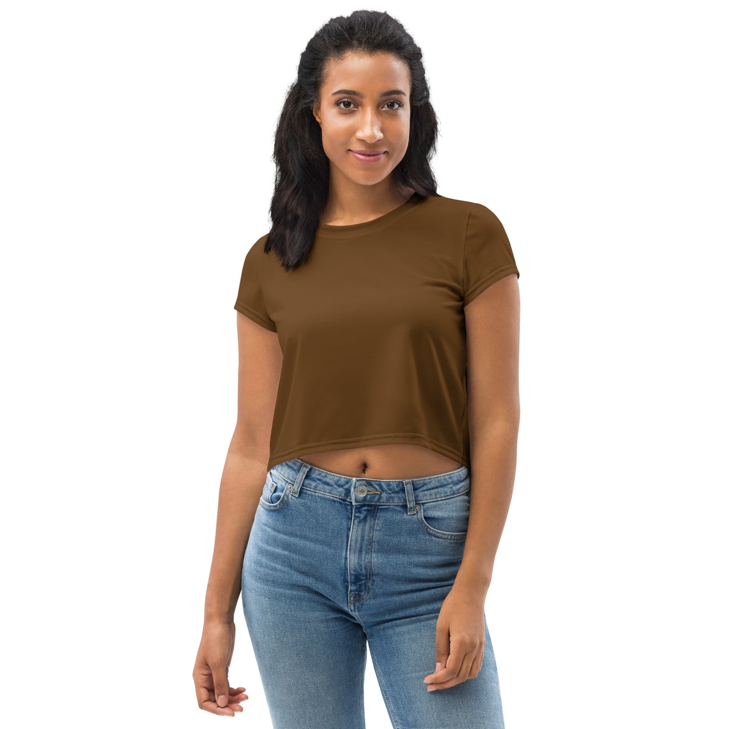 Voyea All-Over Print Crop Tee