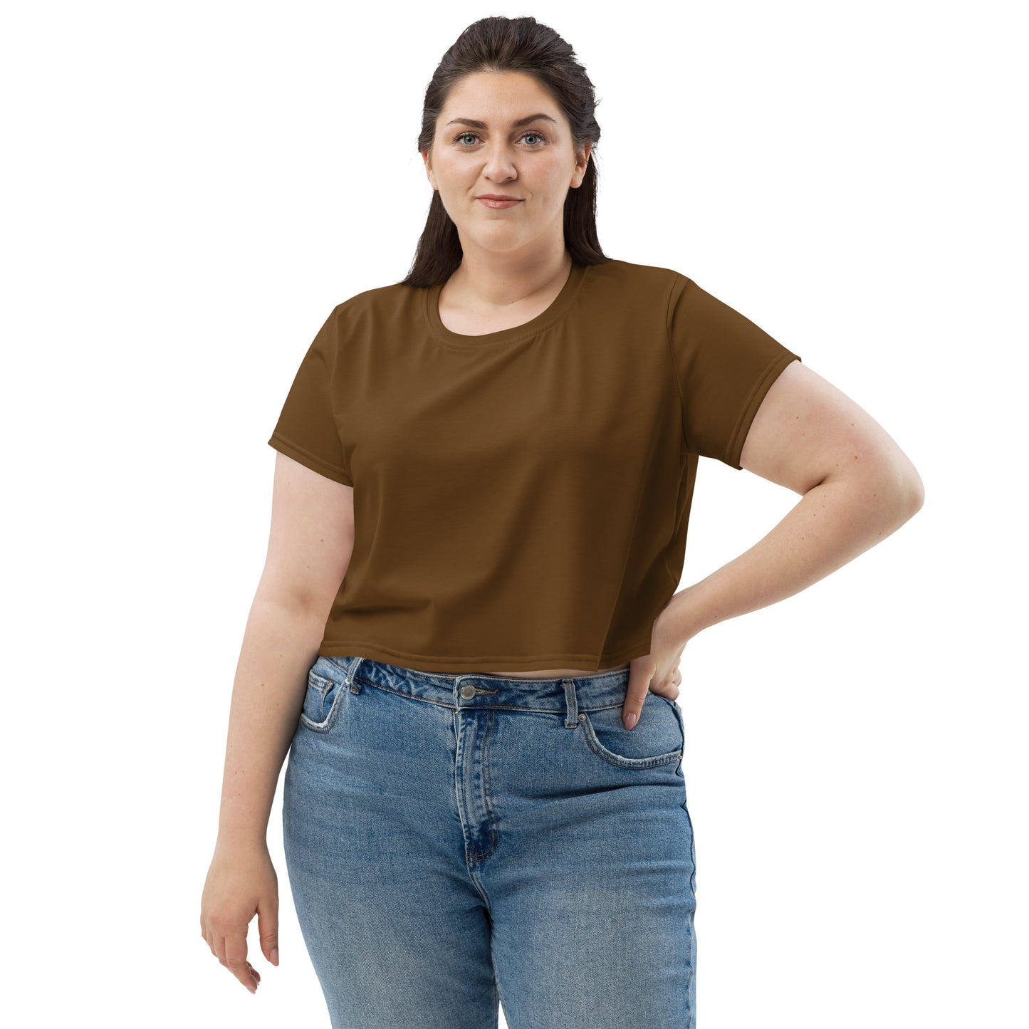 Voyea All-Over Print Crop Tee