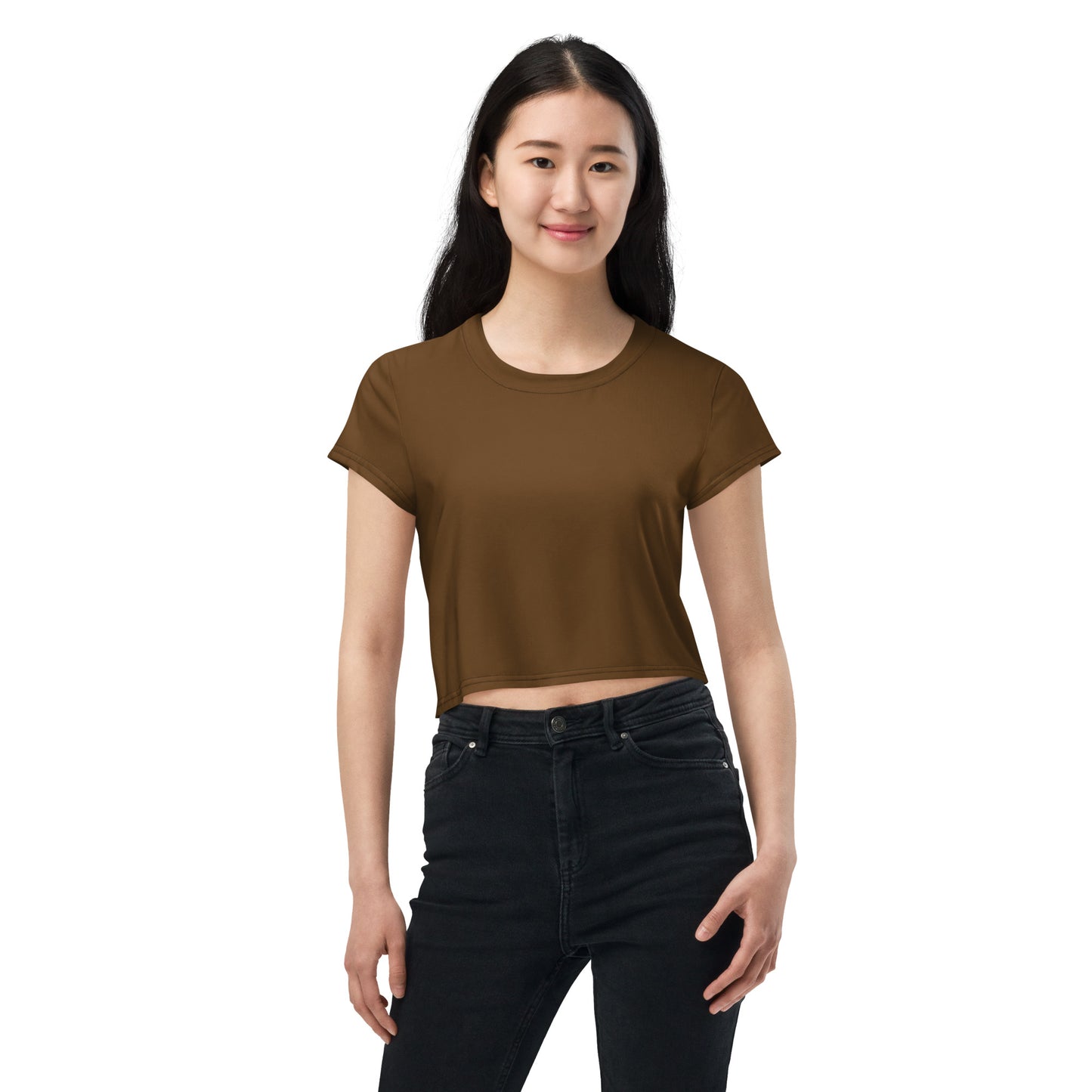 Voyea All-Over Print Crop Tee