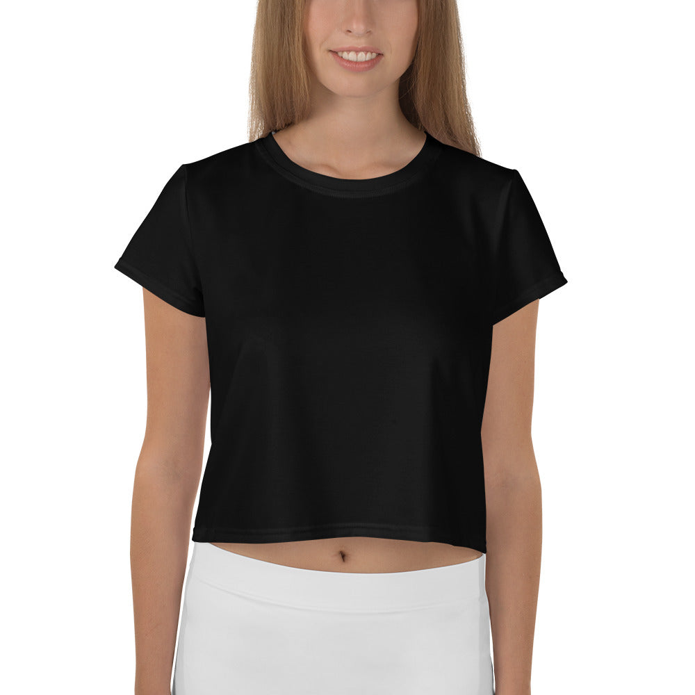 Voyea   All-Over Print Crop Tee