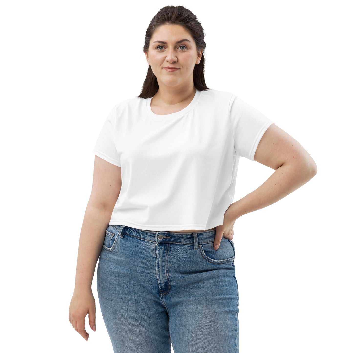 Voyea All-Over Print Crop Tee