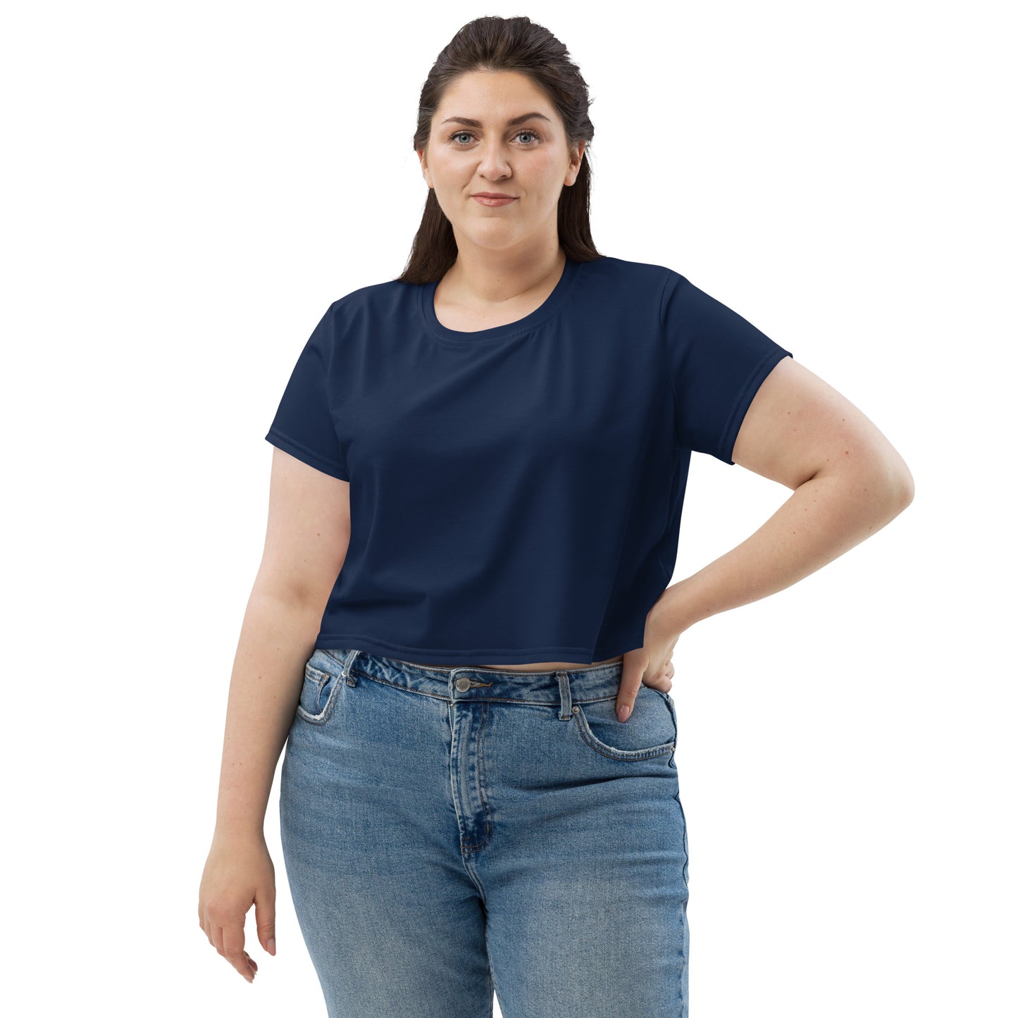 Voyea All-Over Print Crop Tee