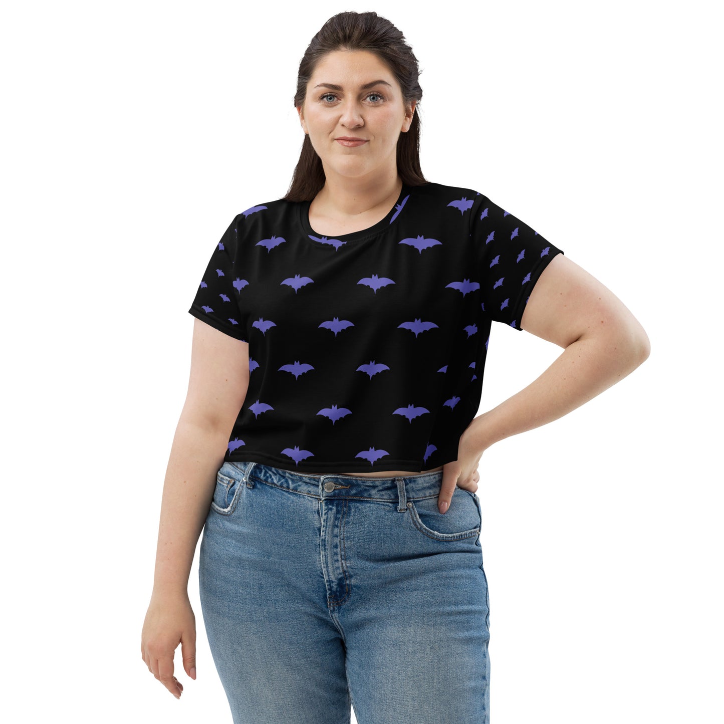 supa All-Over Print Crop Tee