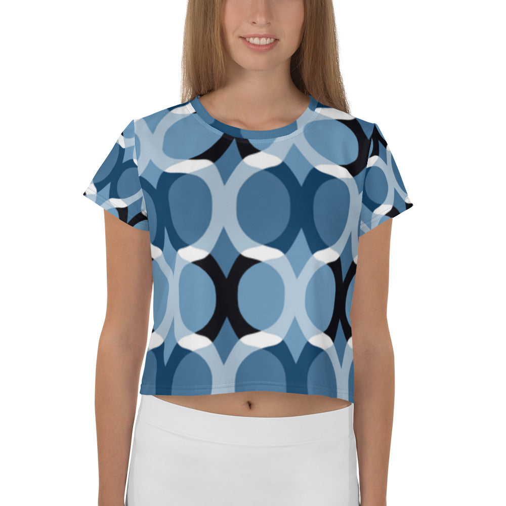 SUPA All-Over Print Crop Tee