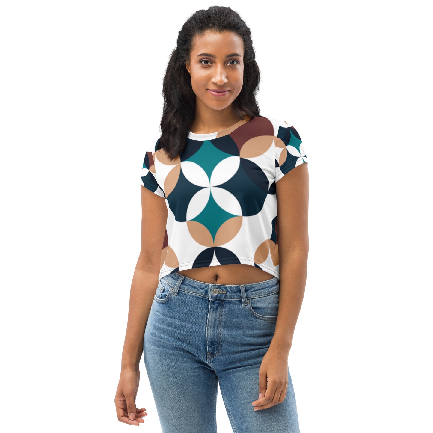 SUPA All-Over Print Crop Tee