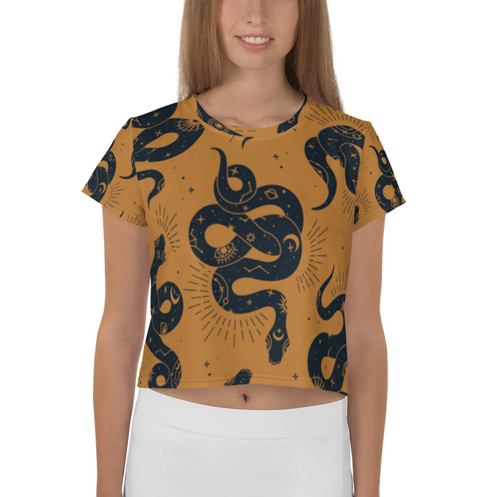 SUPA All-Over Print Crop Tee