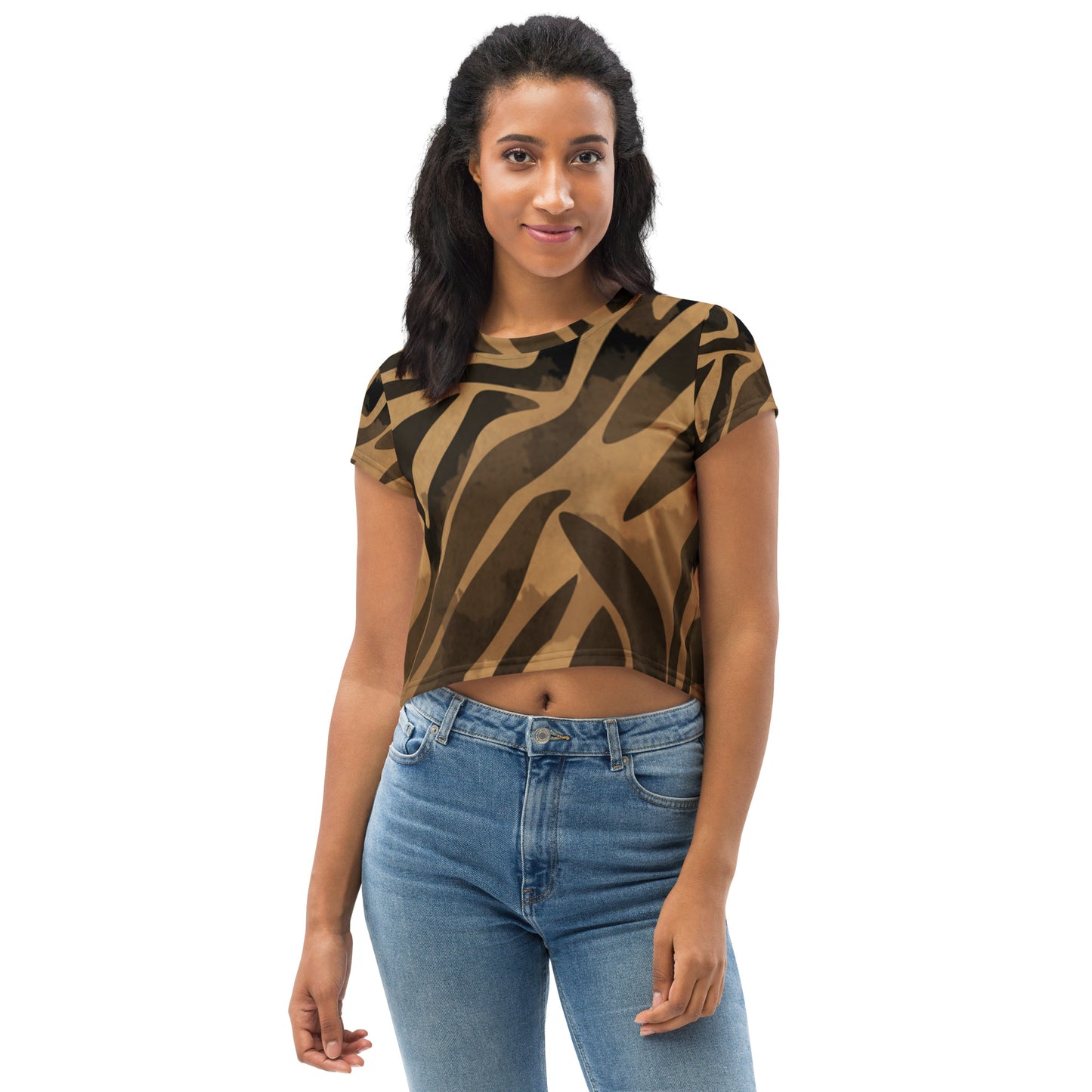 SUPA All-Over Print Crop Tee