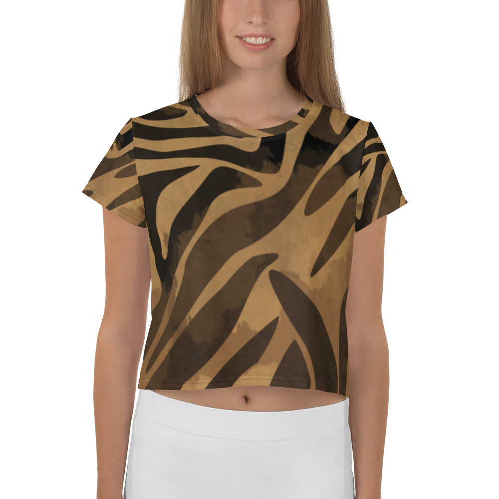SUPA All-Over Print Crop Tee
