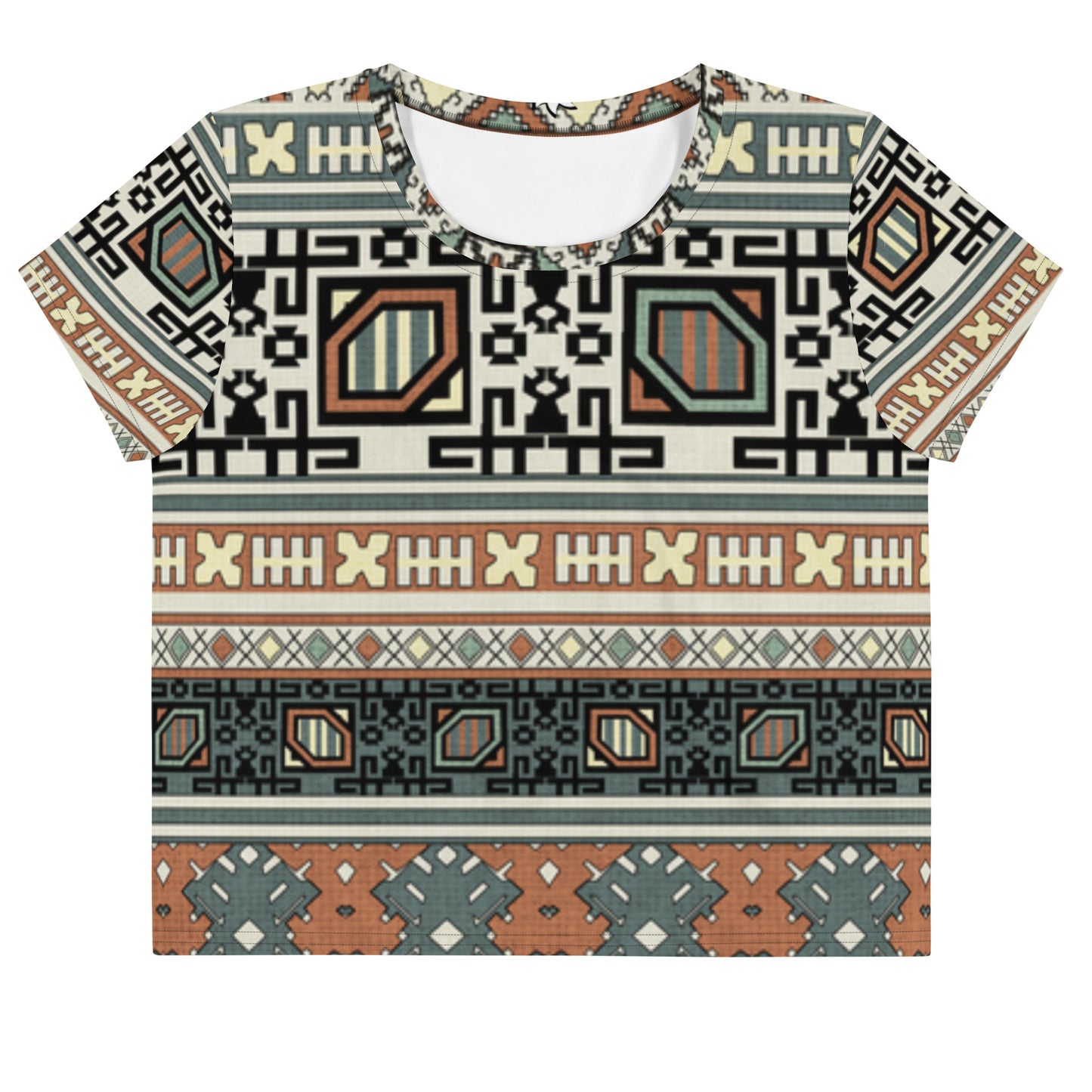 SUPA All-Over Print Crop Tee