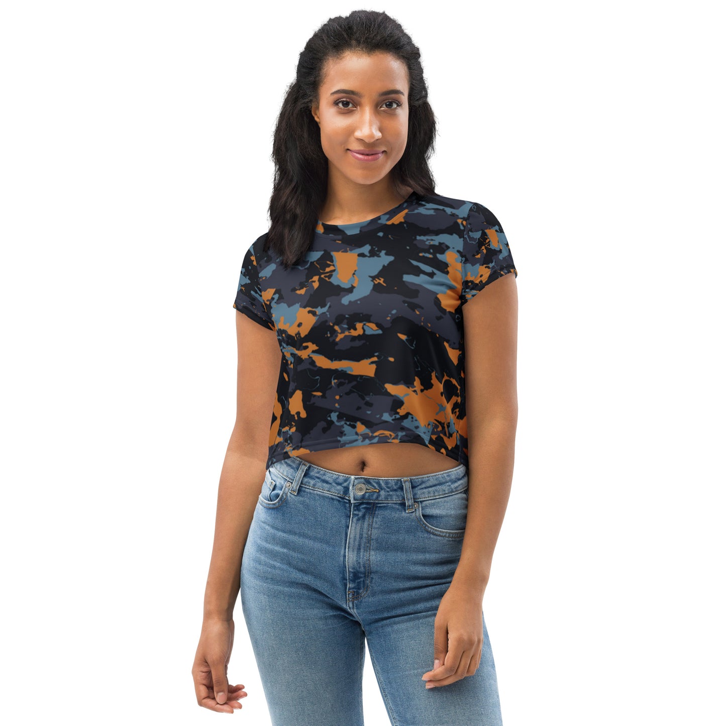SUPA All-Over Print Crop Tee