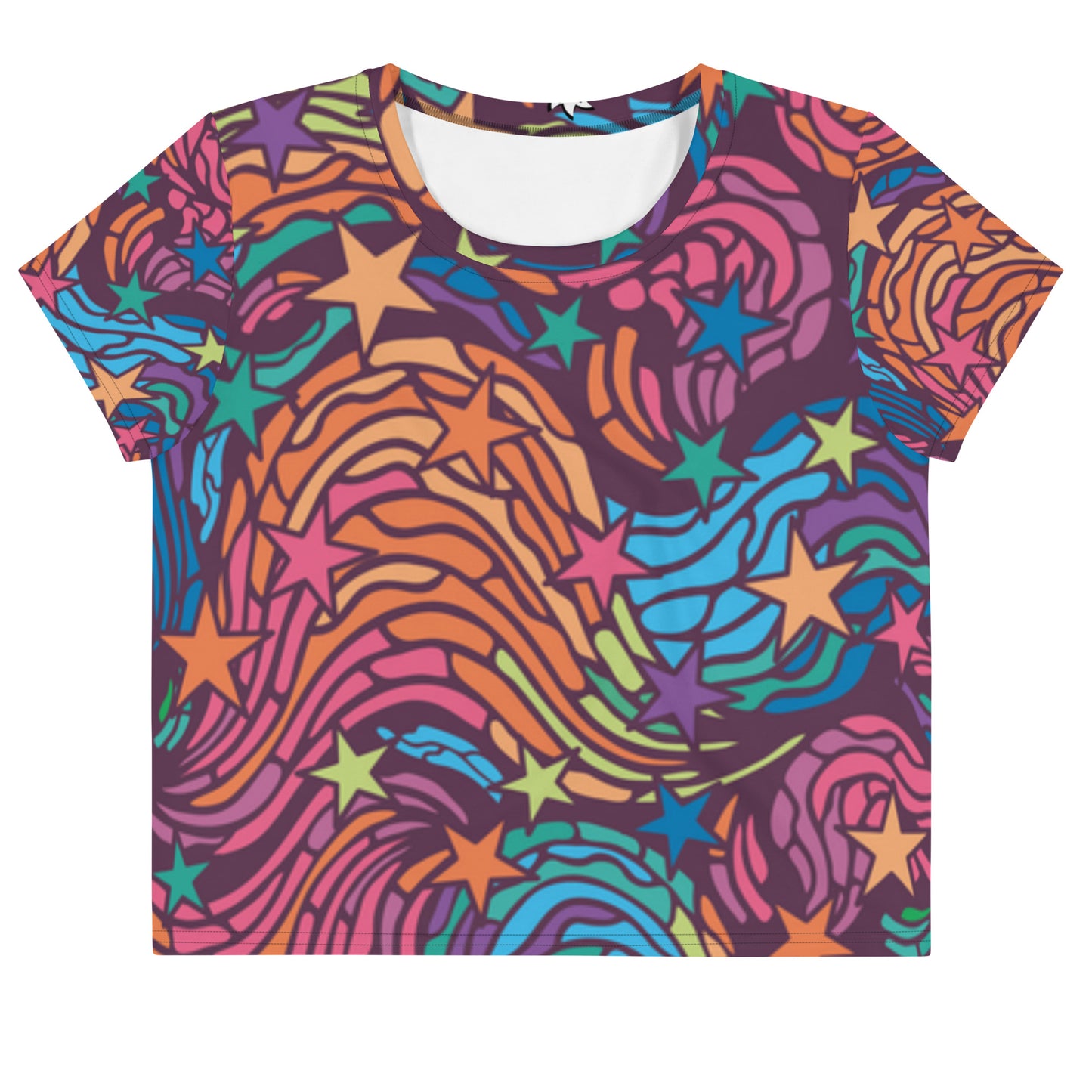 supa All-Over Print Crop Tee