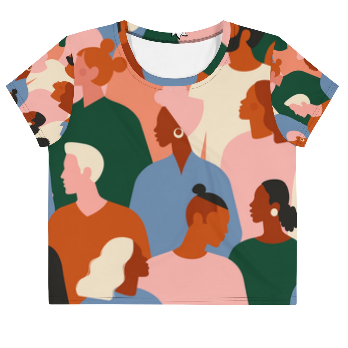 SUPA All-Over Print Crop Tee