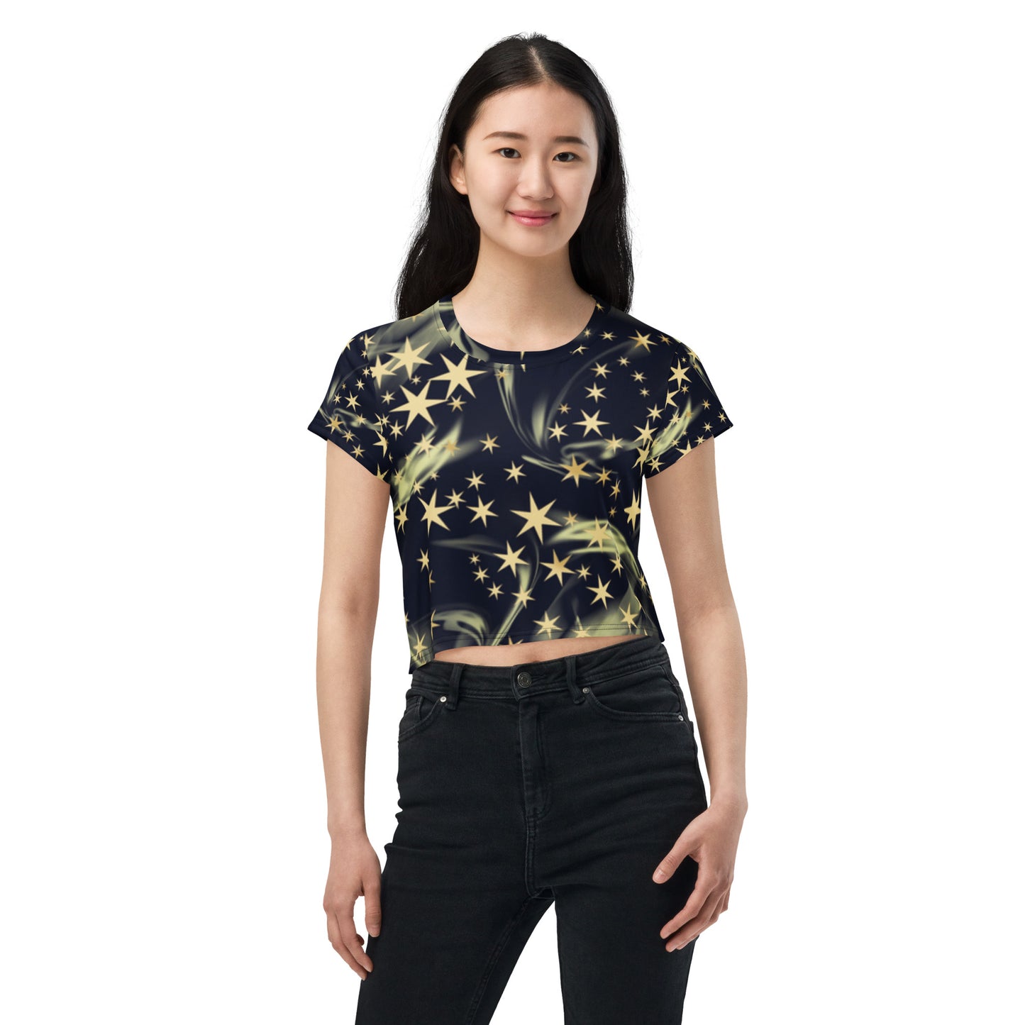 SUPA All-Over Print Crop Tee