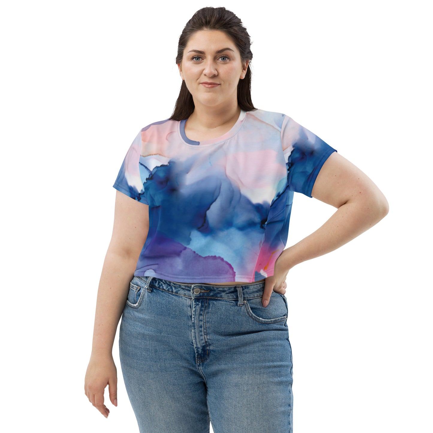 SUPA All-Over Print Crop Tee