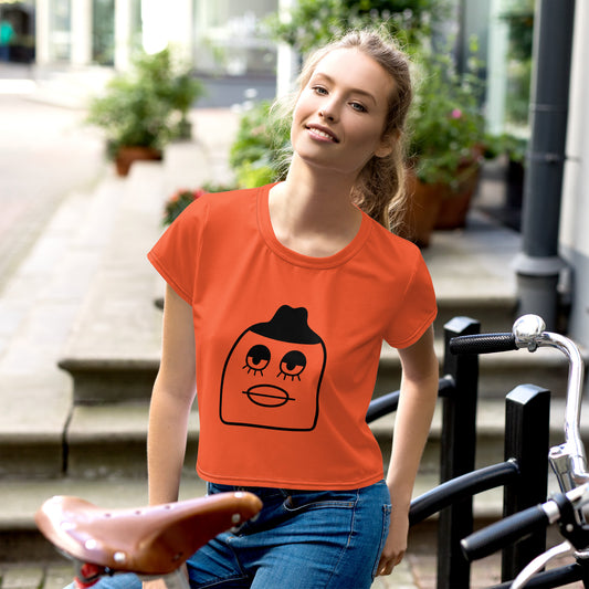 SUPA All-Over Print Crop Tee