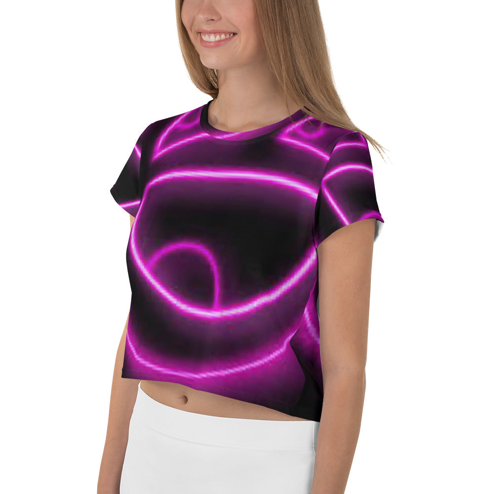 SUPA All-Over Print Crop Tee
