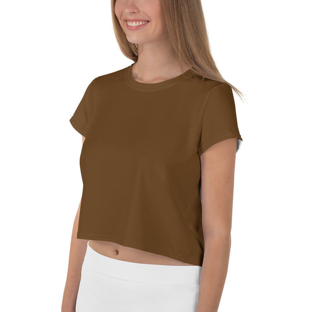 Voyea All-Over Print Crop Tee