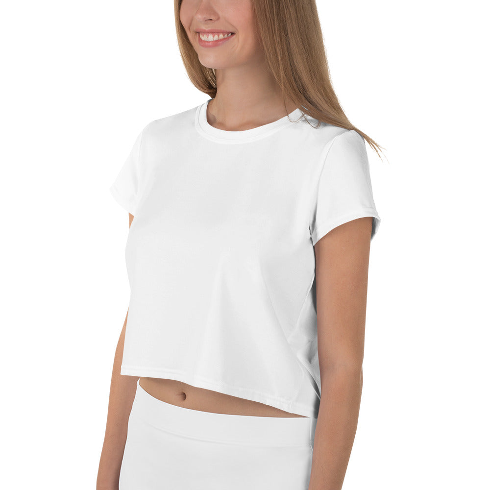 Voyea All-Over Print Crop Tee