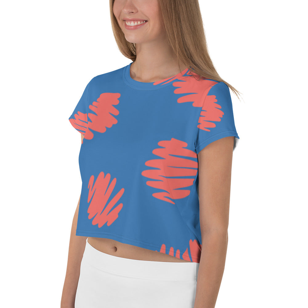 SUPA All-Over Print Crop Tee