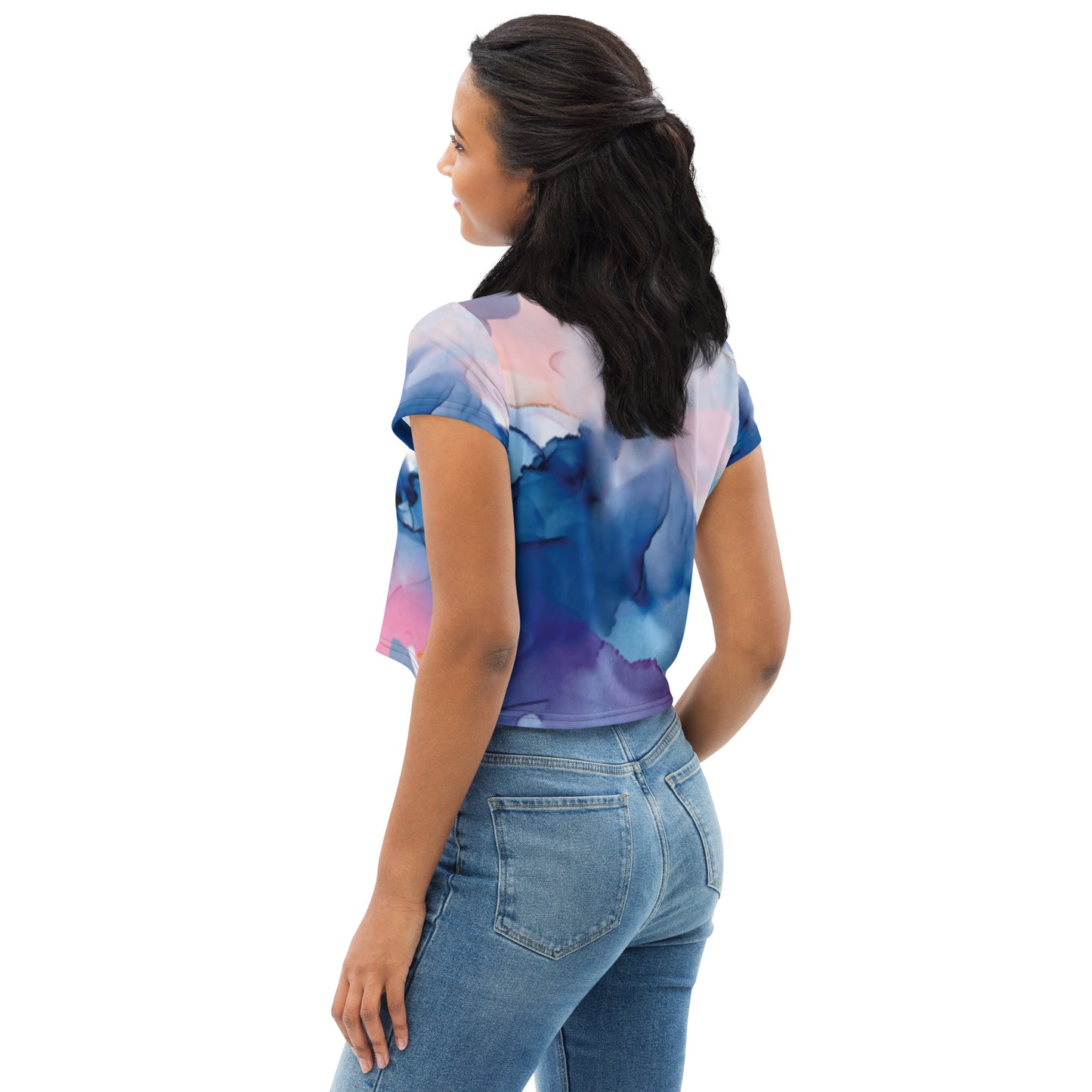 SUPA All-Over Print Crop Tee