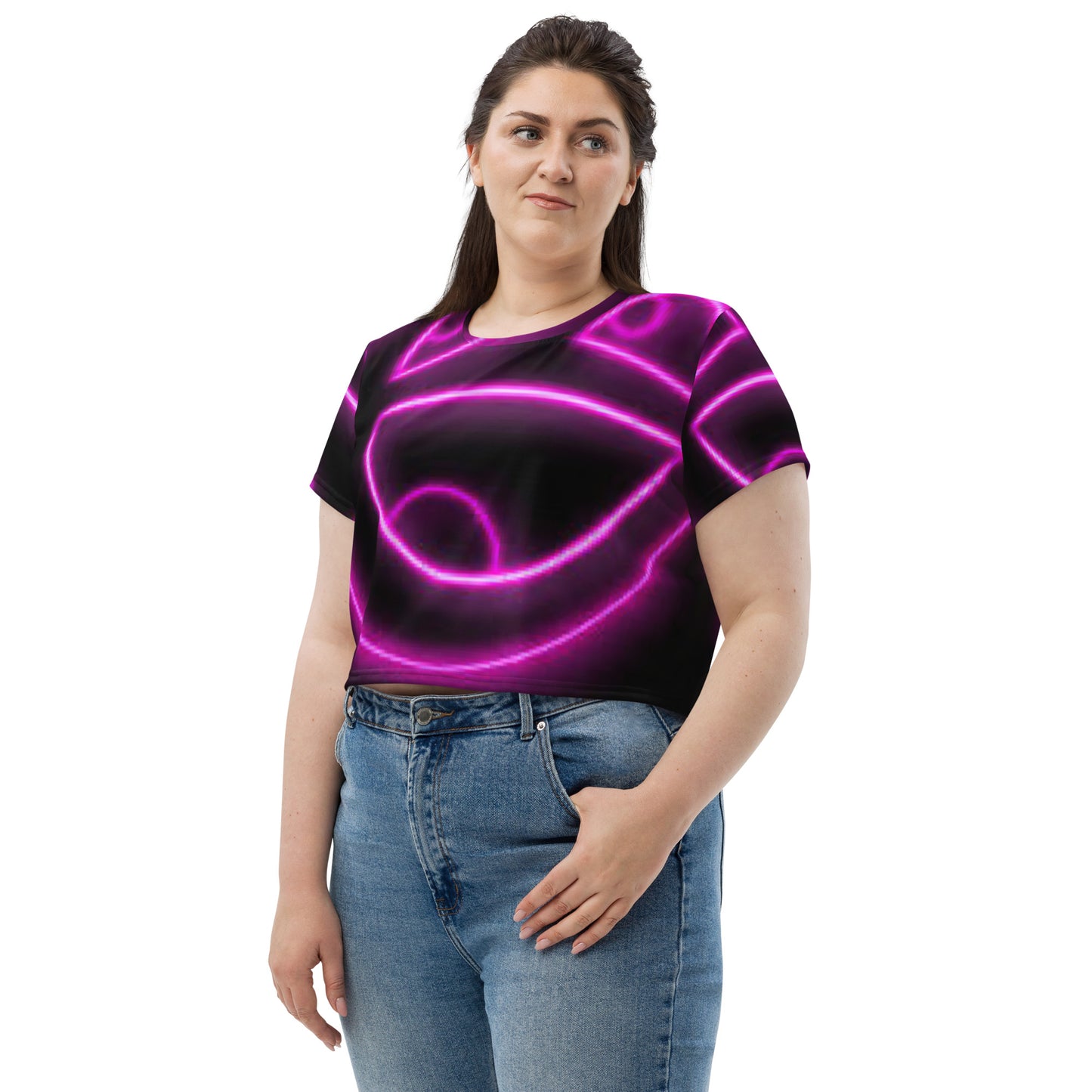 SUPA All-Over Print Crop Tee